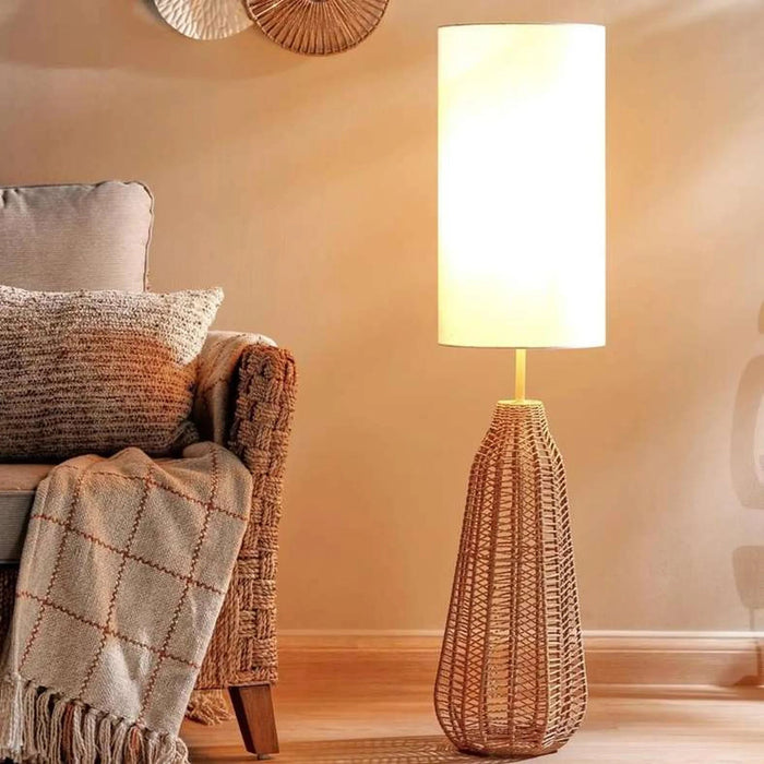 Cotter E27 Paper Rope Floor Lamp 27X118Cm - Natural Pan Home