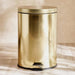 Daily Soft Close Metal Pedal Bin 20 L - Gold Pan Home
