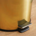 Daily Soft Close Metal Pedal Bin 36X30.2Xh62.5cm 30 L - Gold Pan Home