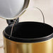 Daily Soft Close Metal Pedal Bin 36X30.2Xh62.5cm 30 L - Gold Pan Home