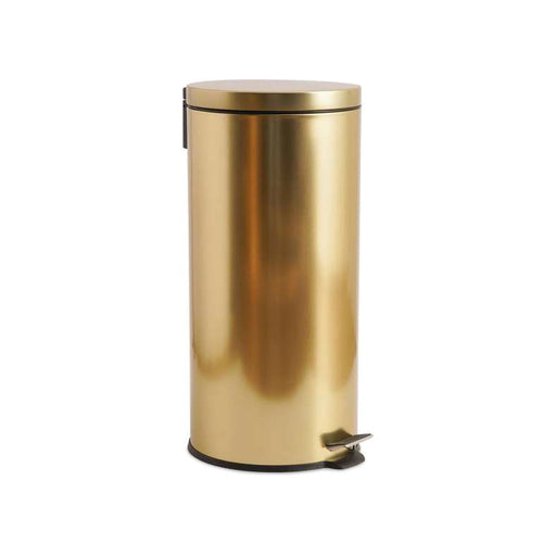 Daily Soft Close Metal Pedal Bin 36X30.2Xh62.5cm 30 L - Gold Pan Home