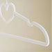 Giorgia Heart Cloth Hanger 10 Pcs - White Pan Home