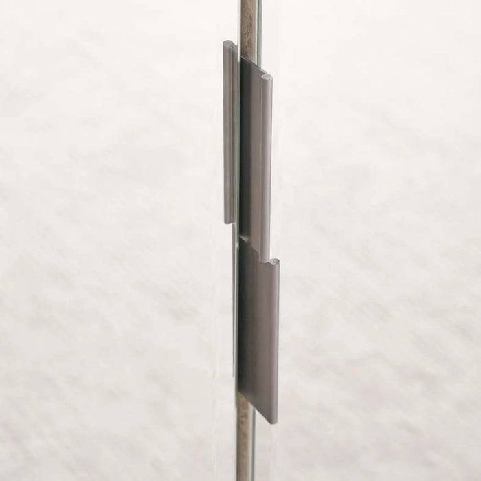 Quincy 6 Door Wardrobe With Mirror - Grey