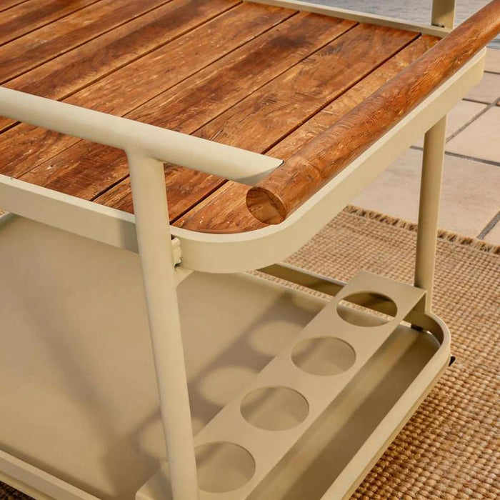 Raaha Outdoor Serving Trolley  - Cream