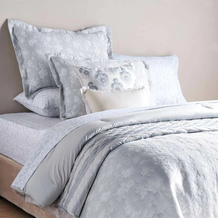 Reflection Home Glacier Floral 10-Piece King Bed In A Bag 240X260Cm - Pale Blue