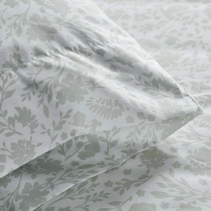 Reflection Home Glacier Floral 10-Piece King Bed In A Bag 240X260Cm - Sage