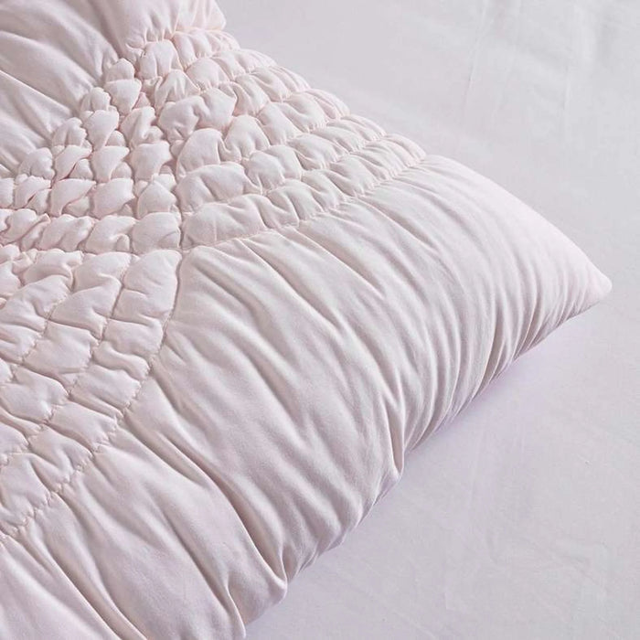 Sherri Sheared 2-Piece Textured Comforter Set  160X220Cm - Blush