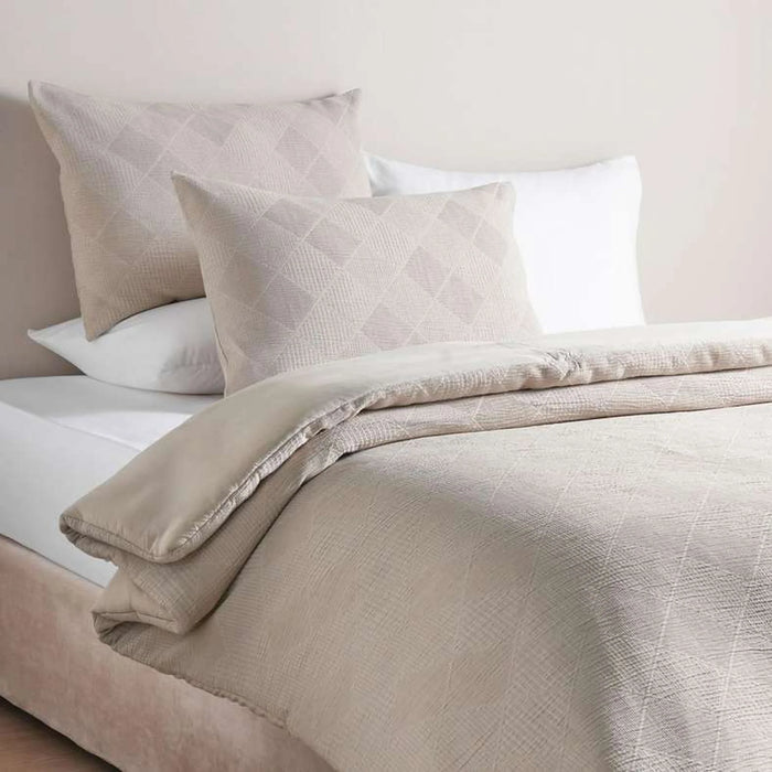 Ttc Diamond Jq 3-Piece Queen Comforter Set 200X240Cm -Taupe