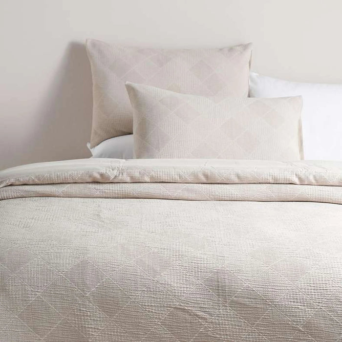Ttc Diamond Jq 3-Piece Queen Comforter Set 200X240Cm -Taupe