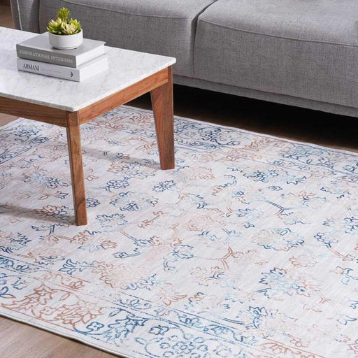 Aabis Printed Rug 160X230Cm - Blue Pan Home