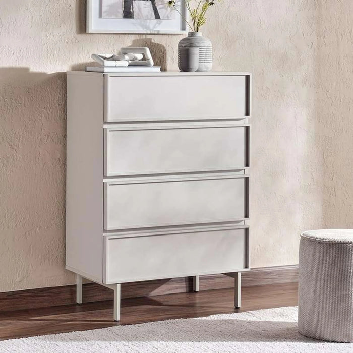 Abbigail Chest Of Drawer - Light Grey
