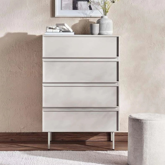 Abbigail Chest Of Drawer - Light Grey