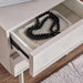 Abbigail Nightstand With 2 Drawer - Light Grey Pan Home