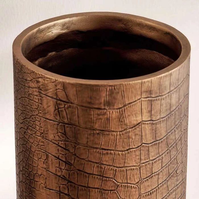 Abeba Polyresin Decor Vase 15X15X40Cm - Gold