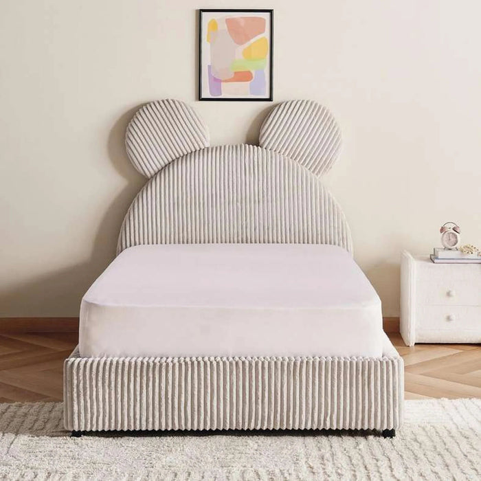 Abel Kids Single Bed 120X200 Cm - Beige Pan Home