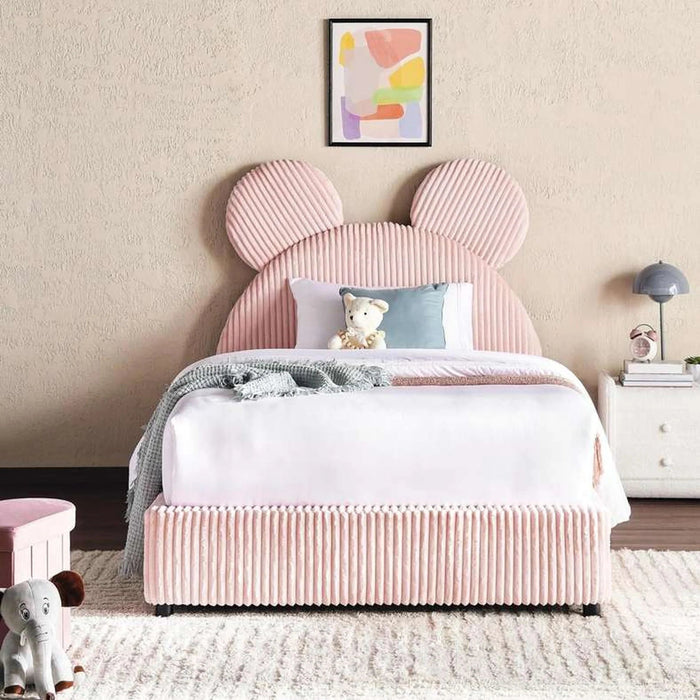 Abel Kids Single Bed 120X200 Cm - Pink Pan Home