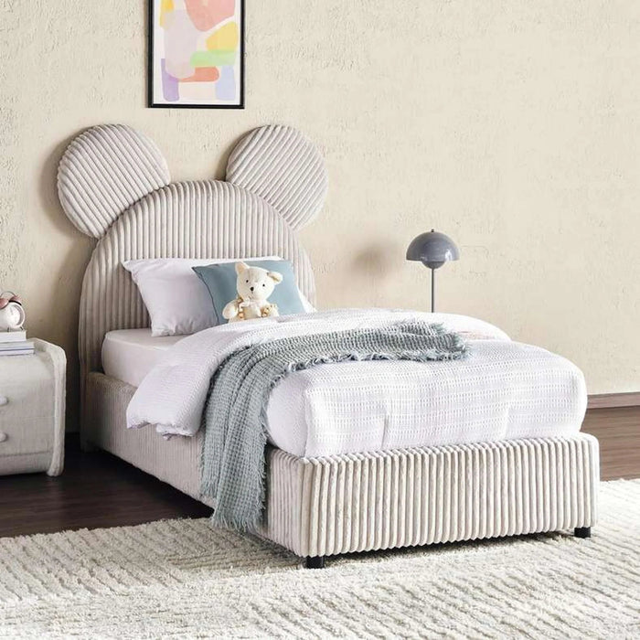 Abel Kids Single Bed 90X200 Cm - Beige Pan Home