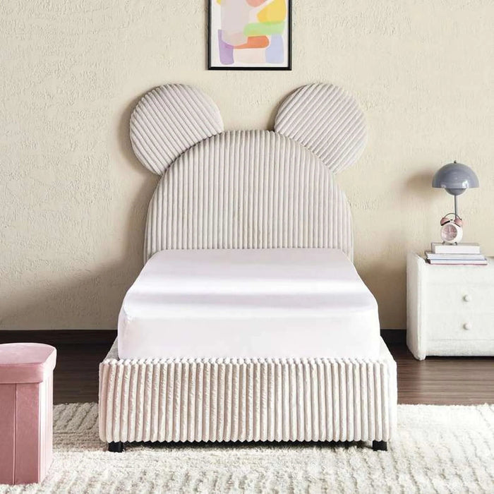 Abel Kids Single Bed 90X200 Cm - Beige Pan Home