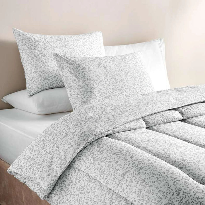 Abey 3-Piece Full Comforter Set 160X240Cm - Grey