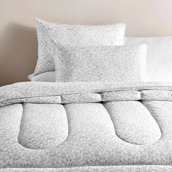 Abey 3-Piece Full Comforter Set 160X240Cm - Grey
