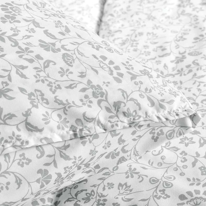 Abey 3-Piece Full Comforter Set 160X240Cm - Grey