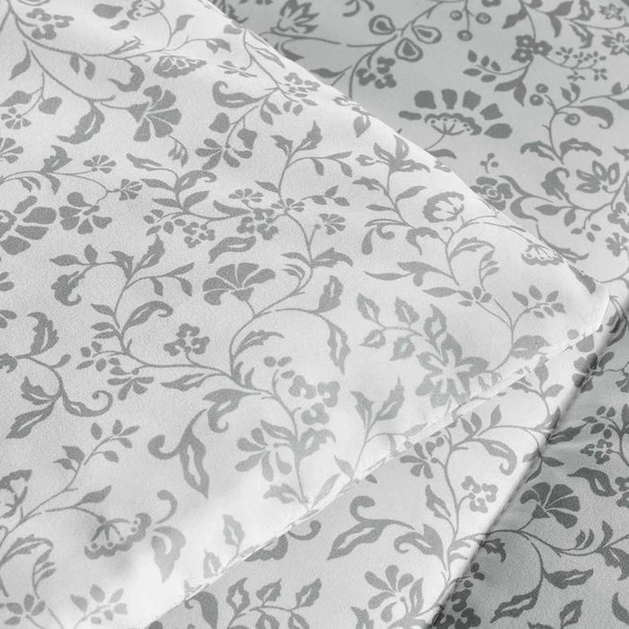 Abey 3-Piece Full Comforter Set 160X240Cm - Grey