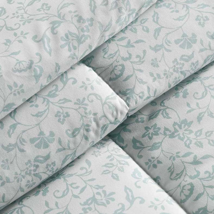 Abey 3-Piece Full Comforter Set 160X240Cm - Light Green