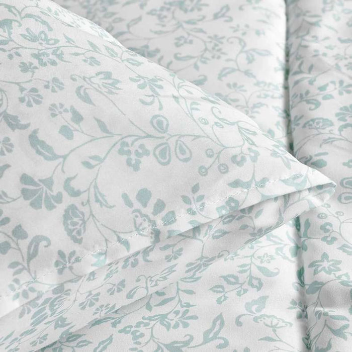 Abey 3-Piece Queen Comforter Set 200X240Cm - Light Green