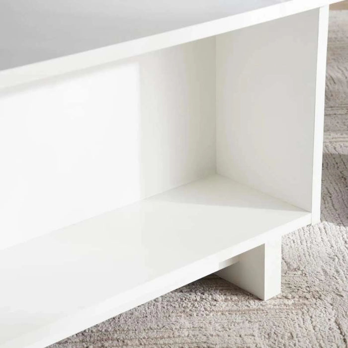 Abiyat Coffee Table With Storage - White