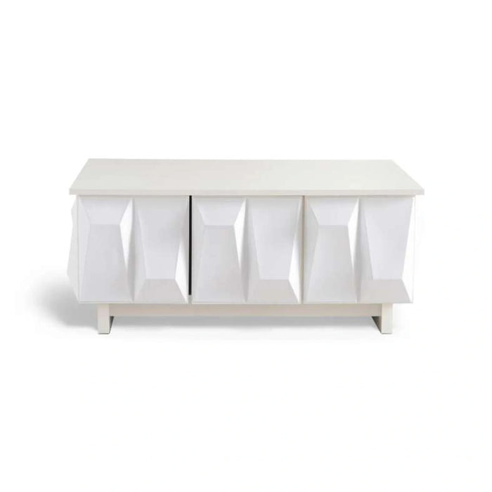 Abiyat Coffee Table With Storage - White