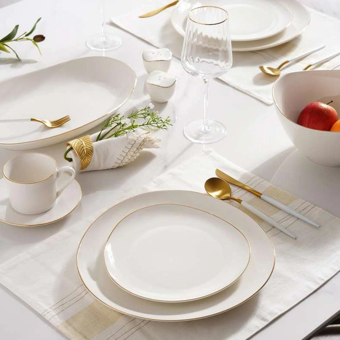 Abrik Dinner Plate Dia28Cm - White