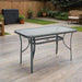 Abril Outdoor Glass Table - Grey Pan Home