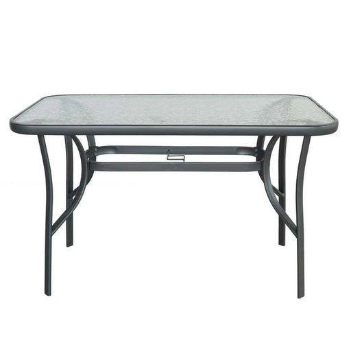 Abril Outdoor Glass Table - Grey Pan Home