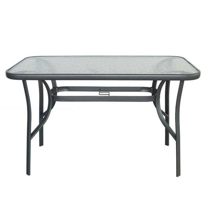 Abril Outdoor Glass Table - Grey Pan Home