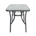 Abril Outdoor Glass Table - Grey Pan Home