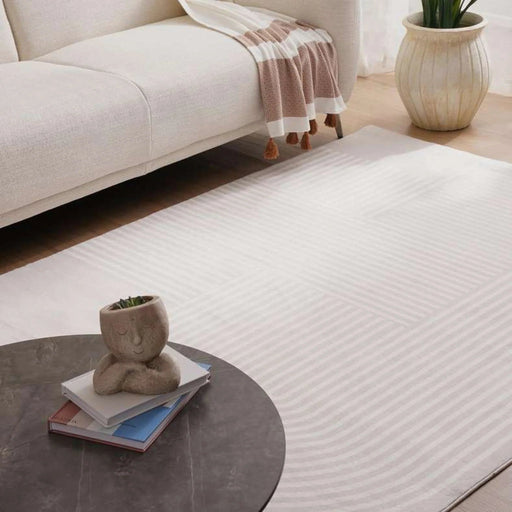 Acadian Supersoft Fur Rug 160X230Cm - Beige Pan Home