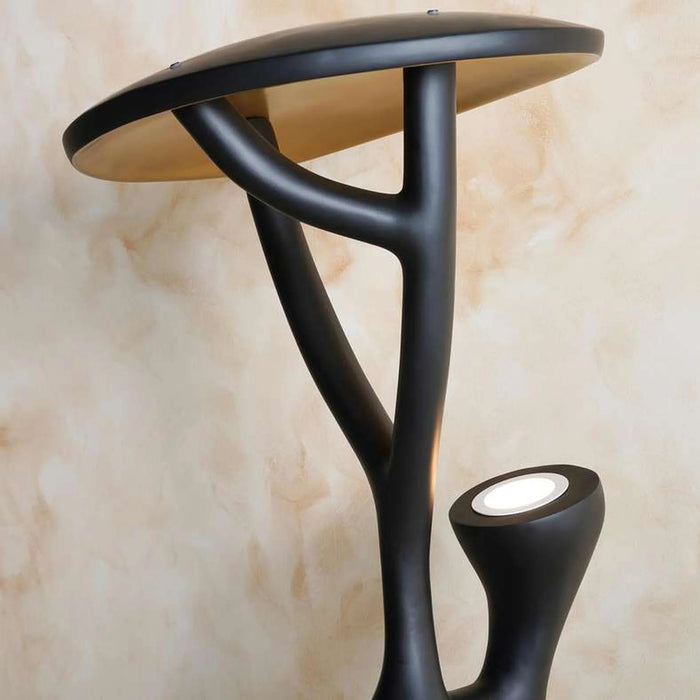 Accent Sculpted Led Resin Floor Lamp 65X180Cm - Black