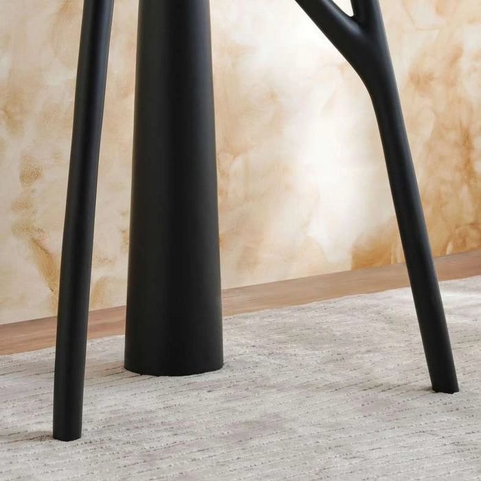 Accent Sculpted Led Resin Floor Lamp 65X180Cm - Black