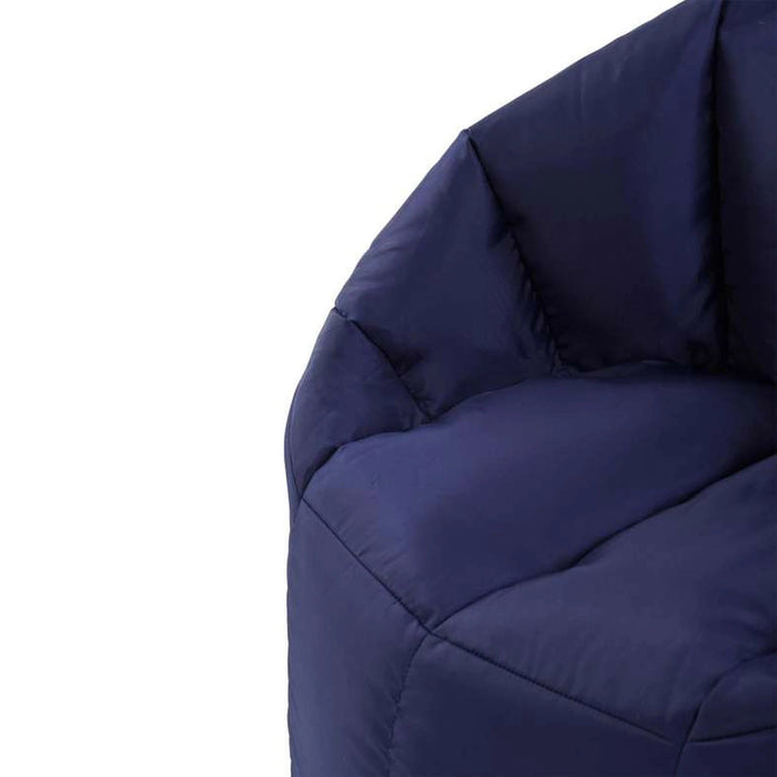 Adam Filled Bean Bag Chair - Blue Pan Home