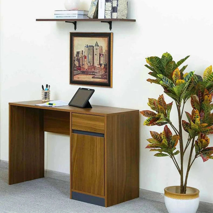 Adapt Writing Desk With Pedestal -Walnut Pan Home