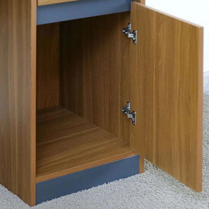 Adapt Writing Desk With Pedestal -Walnut Pan Home