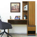 Adapt Writing Desk With Shelves Tall Cabinet - Brown Pan Home