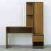 Adapt Writing Desk With Shelves Tall Cabinet - Brown Pan Home