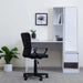 Adapt Writing Desk With Shelves Tall Cabinet - White Pan Home