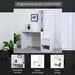 Adapt Writing Desk With Shelves Tall Cabinet - White Pan Home