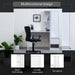 Adapt Writing Desk With Shelves Tall Cabinet - White Pan Home