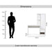 Adapt Writing Desk With Shelves Tall Cabinet - White Pan Home