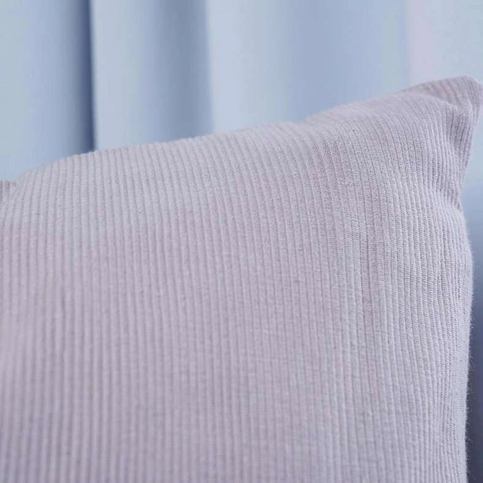 Aden Pin Rib S/2 Cushion Cover Beige Pan Home
