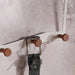 Adila Over The Door Metal Hook With 5 Knobs 50X8X18Cm -White Pan Home