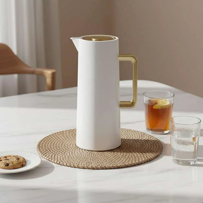 Adira Vacuum Flask 1L -White